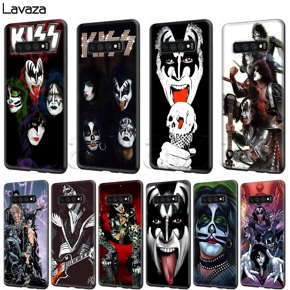 Чехол Lavaza Kiss рок-группы для Galaxy S6 S7 Edge S8 S9 S10e Plus A3 A5 A6 A7 A8 A9 J6 Note 8 9 2018 | Мобильные