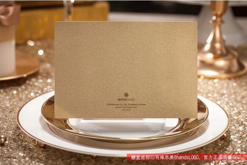 Персонализированные Золотой Цвет невеста жених великолепные лазерная резка