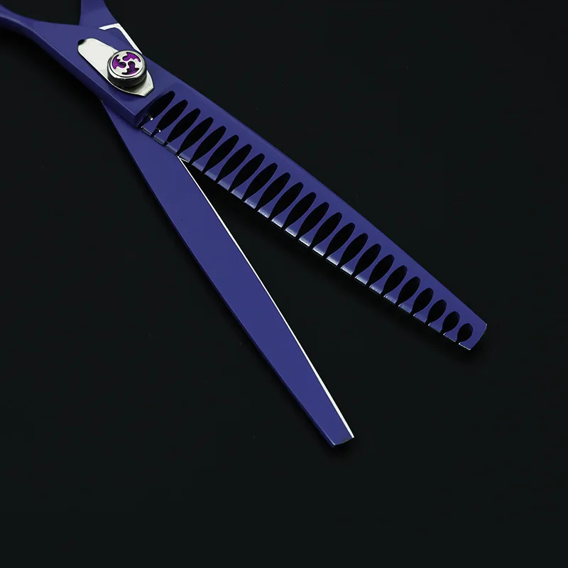 8 дюймов собака ПЭТ истончение ножницы для ухода профессиональные