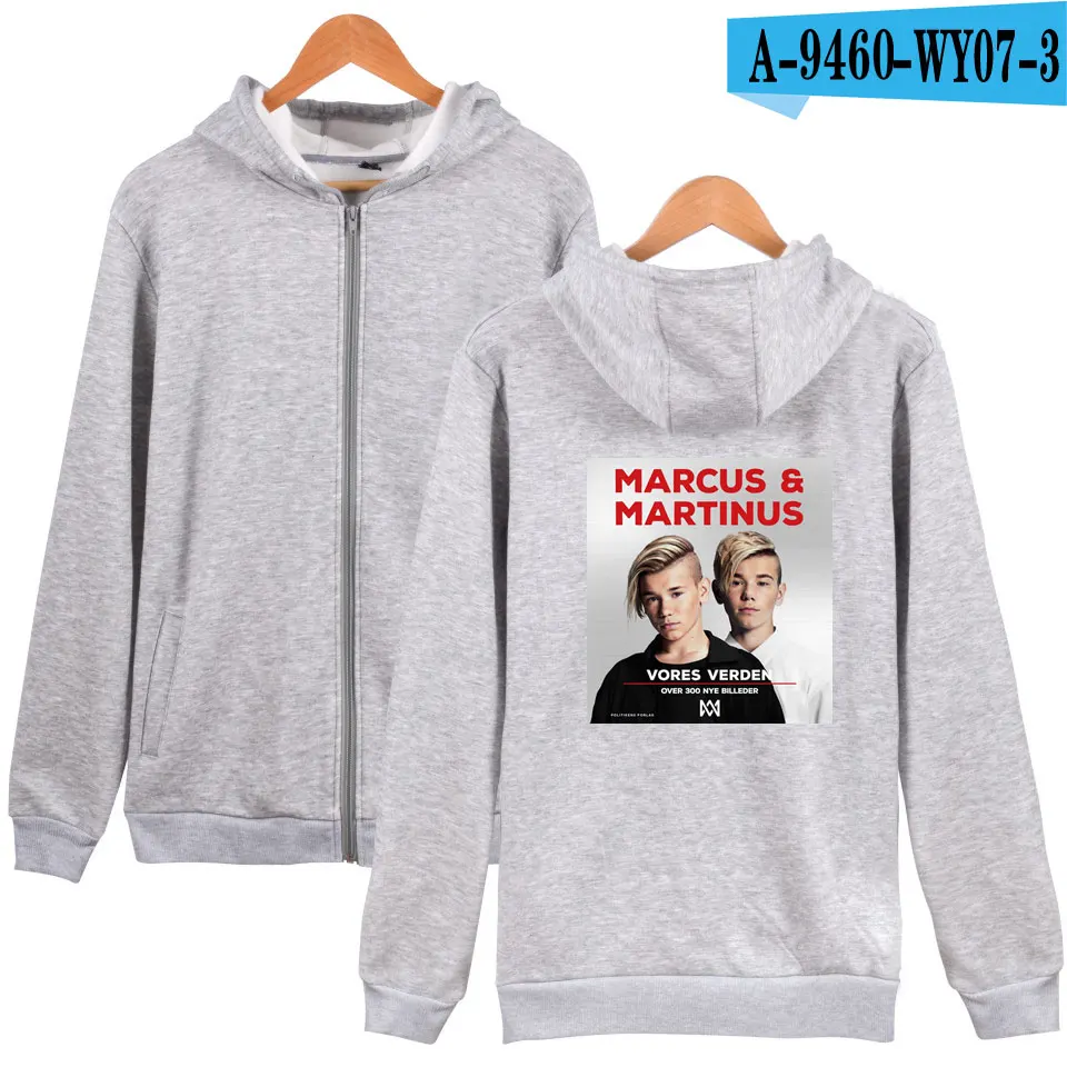Marcus& Martinus новые ботинки из мягкой кожи на молнии толстовки Толстовка KPOP свободный и удобный на застежке-молнии, с геометрическим узором, Повседневное в стиле «хип-хоп» с молнией - Цвет: White