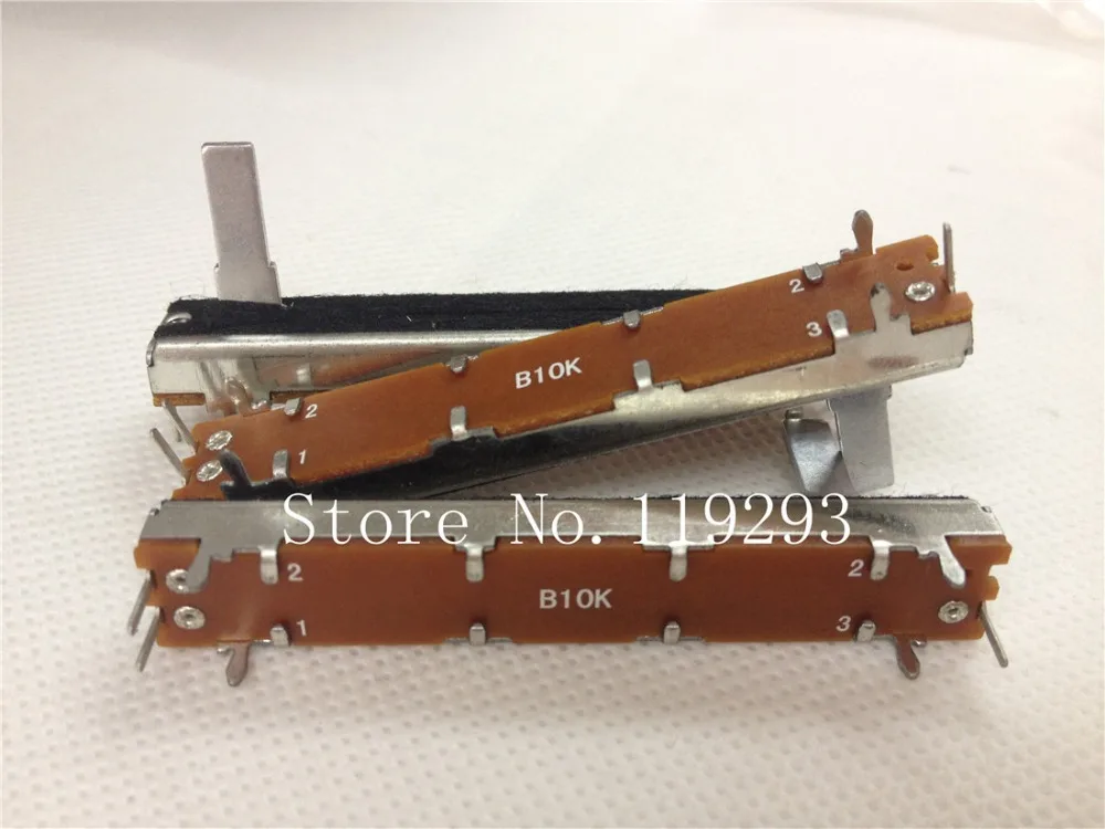 [BELLA]SL-4521N Миксер с одним двойным переключателем потенциометра B5K B10K B50K B10KX2 B50KX2 6 см 60 мм длина 15 мм ручка-10 шт./лот