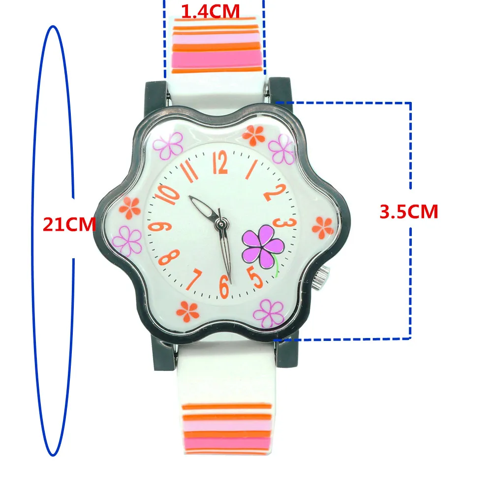 Новинка стильные женские водонепроницаемые часы с цветочным дизайном | Наручные