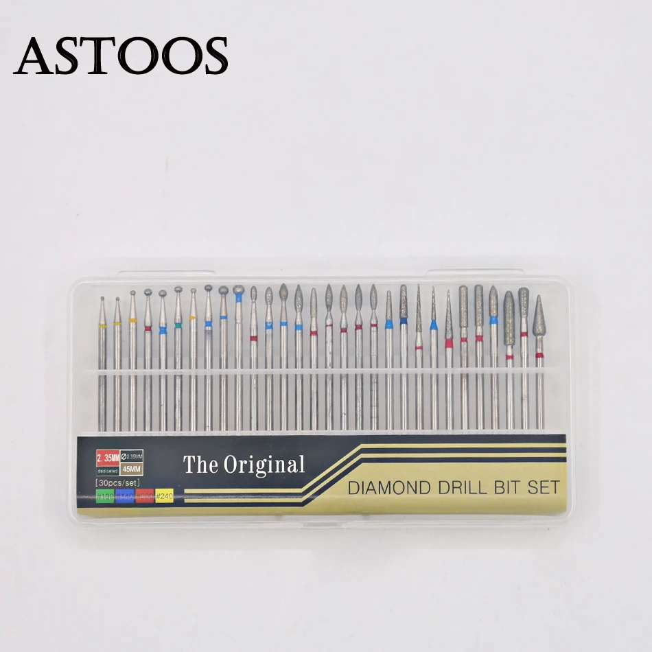 Алмазная дрель для ногтей набор маникюра аппарат фреза насадка и