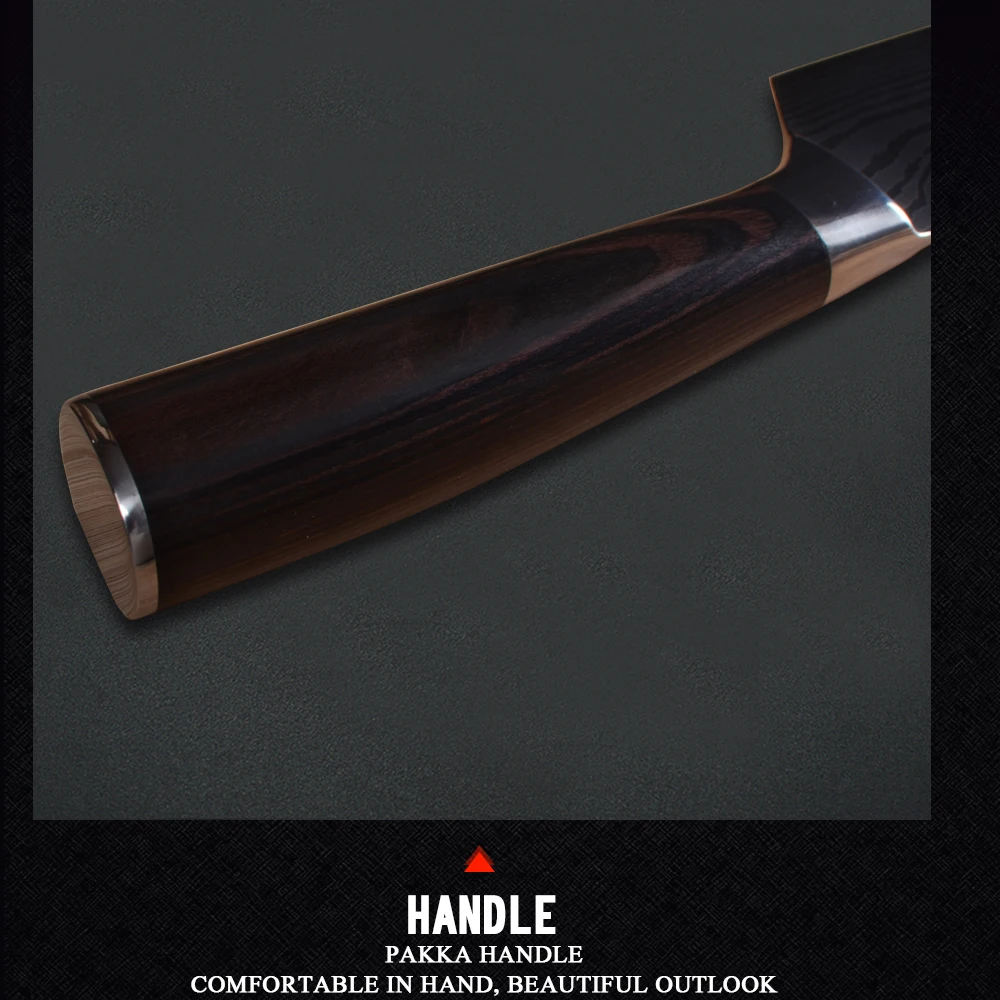 XYj идеальный кухонный нож японские кухонные ножи из нержавеющей стали 7Cr17 острое