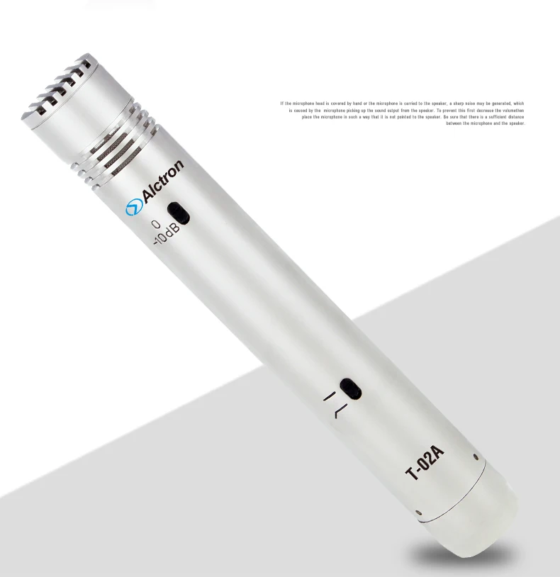 Alctron T02A профессиональный конденсаторный микрофон музыкальный инструмент для