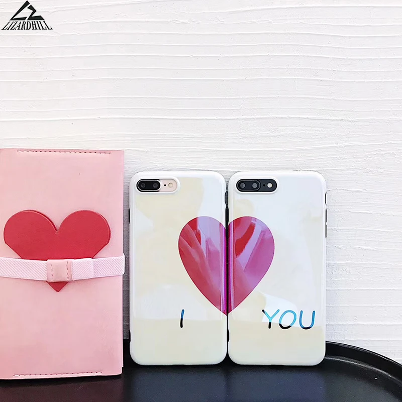 Lizendrock Blu-Ray телефонные чехлы для iphone 8 Plus Красное сердце любовь мягкий tpu чехол iPhone 6