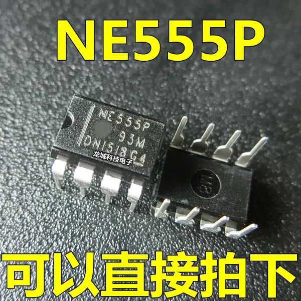 Новый Высокоточный таймер NE555 NE555P NE555N DIP8|Интегральные схемы| |