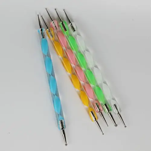 Бесплатная доставка Dotting Pen 5 шт./компл. 2 способа видов цветов маркетирование