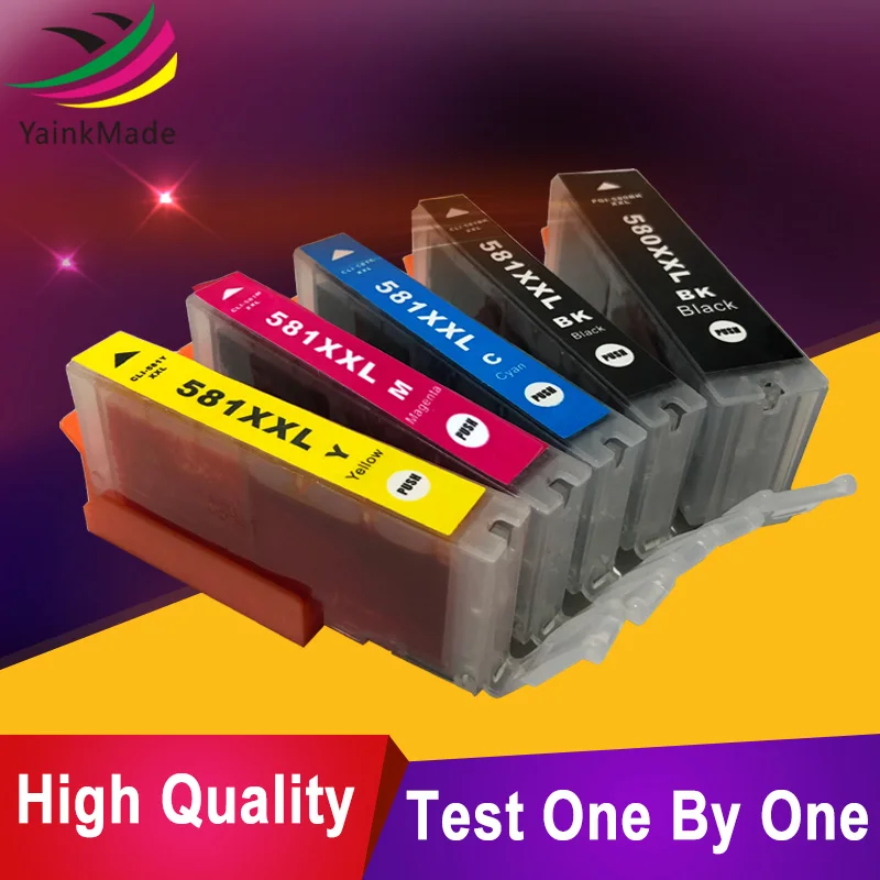 

Совместим с фотографиями Φ pgi 580 cli 581XL, для замены картриджа с чернилами для Canon TR7550 TR8550 TS6150 TS8151