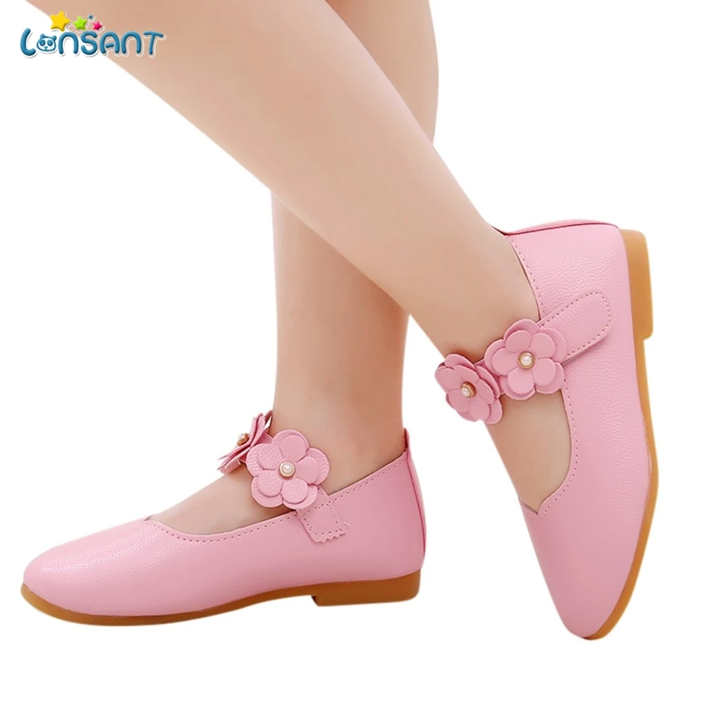 LONSANT кожаные ботинки для малышей-девочек-обувь Kinderen Schoenen Voor Meisje; одежда для купания; Sapato Menina аксессуары для малышей кожаные сапоги на резиновой подошве N30