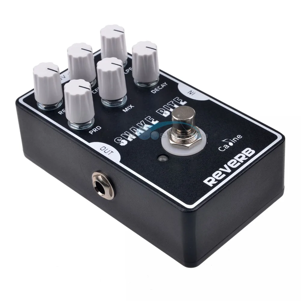 2 шт. Caline CP 26 реверберации гитарный эффект педали гитара Stompbox черный цвет гитарные