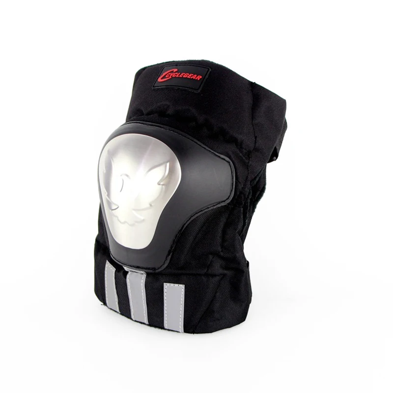 

Hot Stainless Steel Kneepads Adjustable Riding Knees Protector for Outdoor DO2