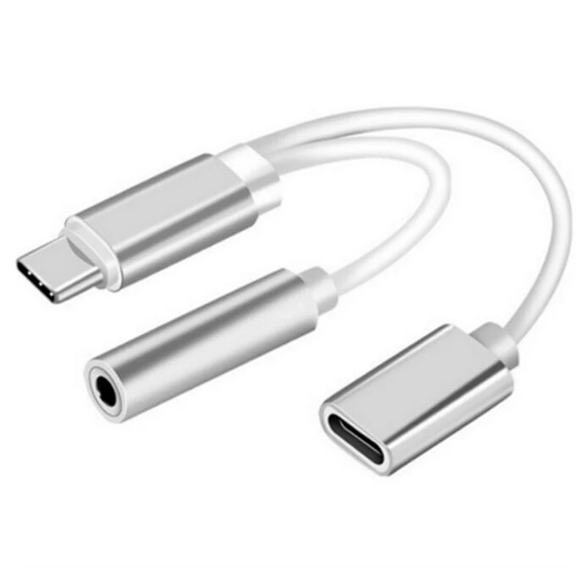Аудиокабель-переходник usb-c на разъем 3 5 мм для наушников с функцией быстрой