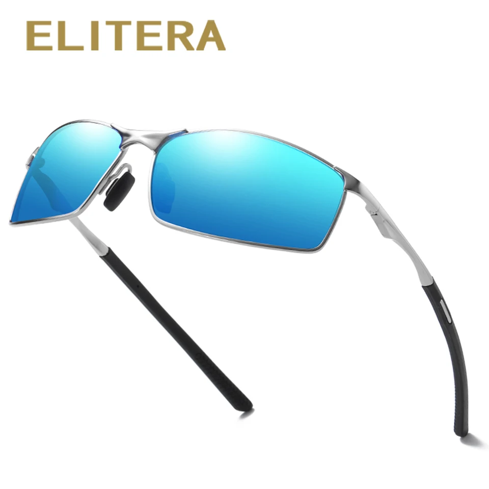 

ELITERA Men Classic Polarized Sunglasses Alloy Legs Outdoor Sports Light 100% UV Protection Sun Glasses