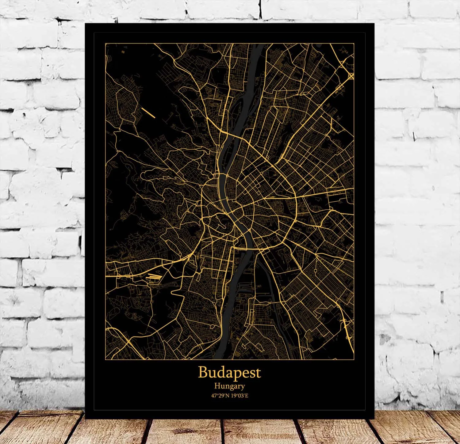 

Плакат с картой в Budapest Hungary