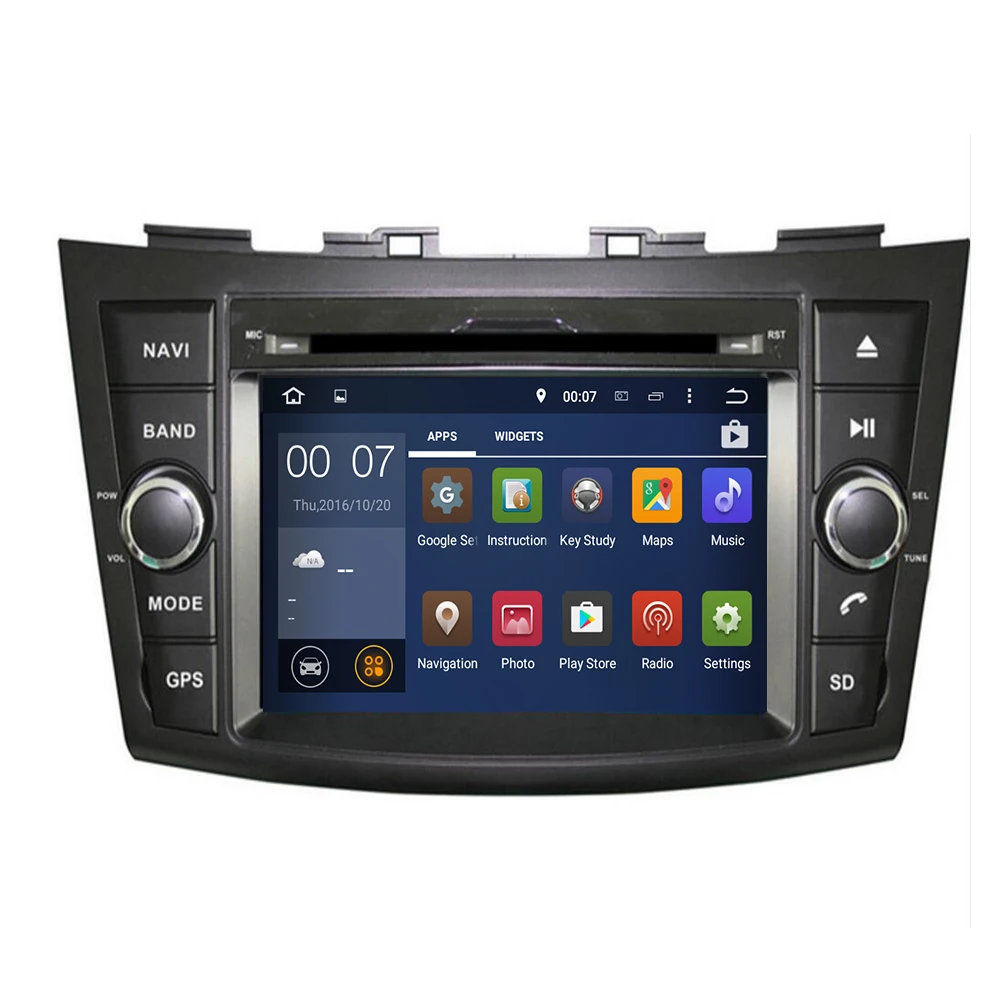 7 &quotAndroid 10 автомобильный DVD для Suzuki Swift 2011 2012 2013 2014 2015 Радио RDS WiFi Стерео Аудио Видео