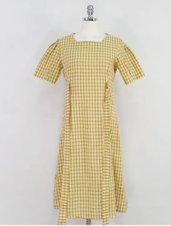 S-Xl Новое летнее платье для девочек Бохо вечернее женское винтажное в клетку