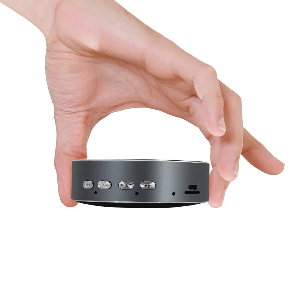 CHYI Беспроводной Bluetooth Динамик мини Портативный металлический сабвуфер Hi Fi