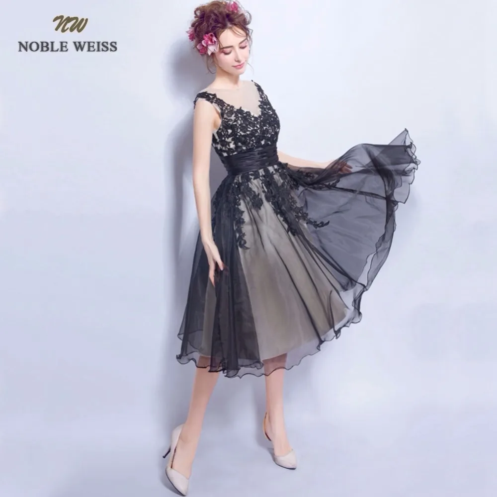 Благородный WEISS короткие платья для выпускного вечера 2021 аппликации Vestido De Formatura