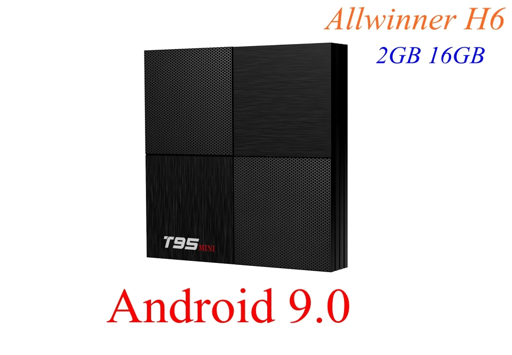 10 шт. Android 9,0 tv Box T95 Mini Allwinner H6 четырехъядерный 2 ГБ DDR3 16 Гб 2,4 г WiFi USB3.0 поддержка 4 K H.265 UHD Смарт медиаплеер