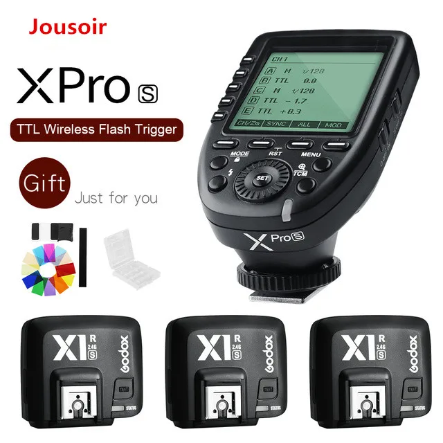 Беспроводной пульт дистанционного управления Godox Xpro S TTL II 2 4G X System с 3 кратным