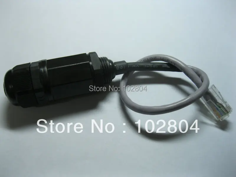 1 шт. в партии Ethernet LAN RJ45 M20 водонепроницаемый разъем с кабелем 20 см горячая