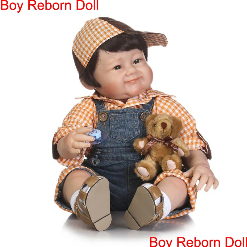 2018 новые куклы NPK reborn для маленьких мальчиков 22 &quotМягкие силиконовые Игрушки