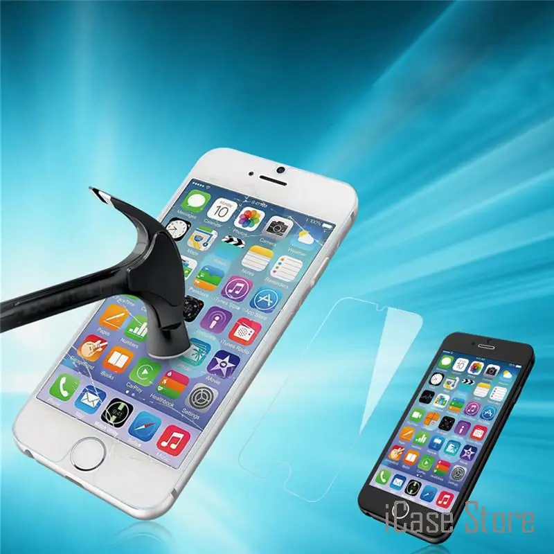 Закаленное стекло для apple iphone 6 6s 6plus SE 5 5S 5c 4 4S Взрывозащищенная 0 3 мм 9H 2.5D Защитная