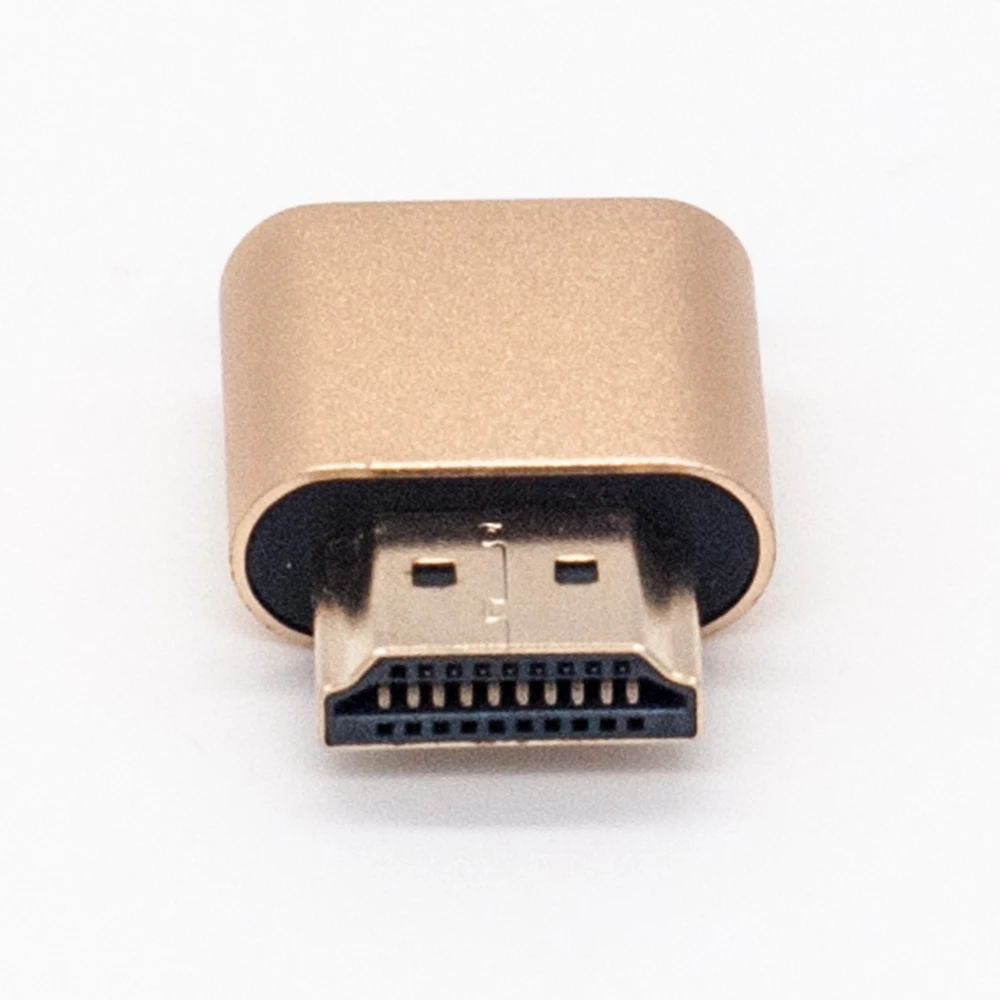 Адаптер HDMI для майнинга биткоинов виртуальный дисплей 4K DDC EDID муляж вилка