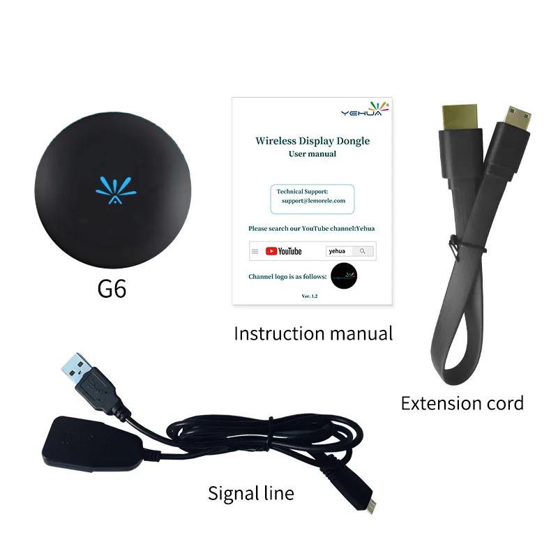 Mirascreen TV Stick G6 Wifi 2 4G/5G HDMI 1080P Дисплей приемник miracast Airplay DLNA для ios планшет телефон