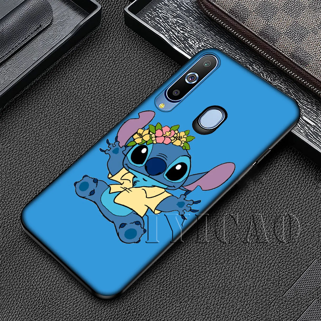 IYICAO Cute Lilo Stitch Cartoon Soft Silicone Case for Samsung Galaxy A70 A60 A50 A40 A30 A20 A10 A50S A40S A30S A20E A10S Cover |
