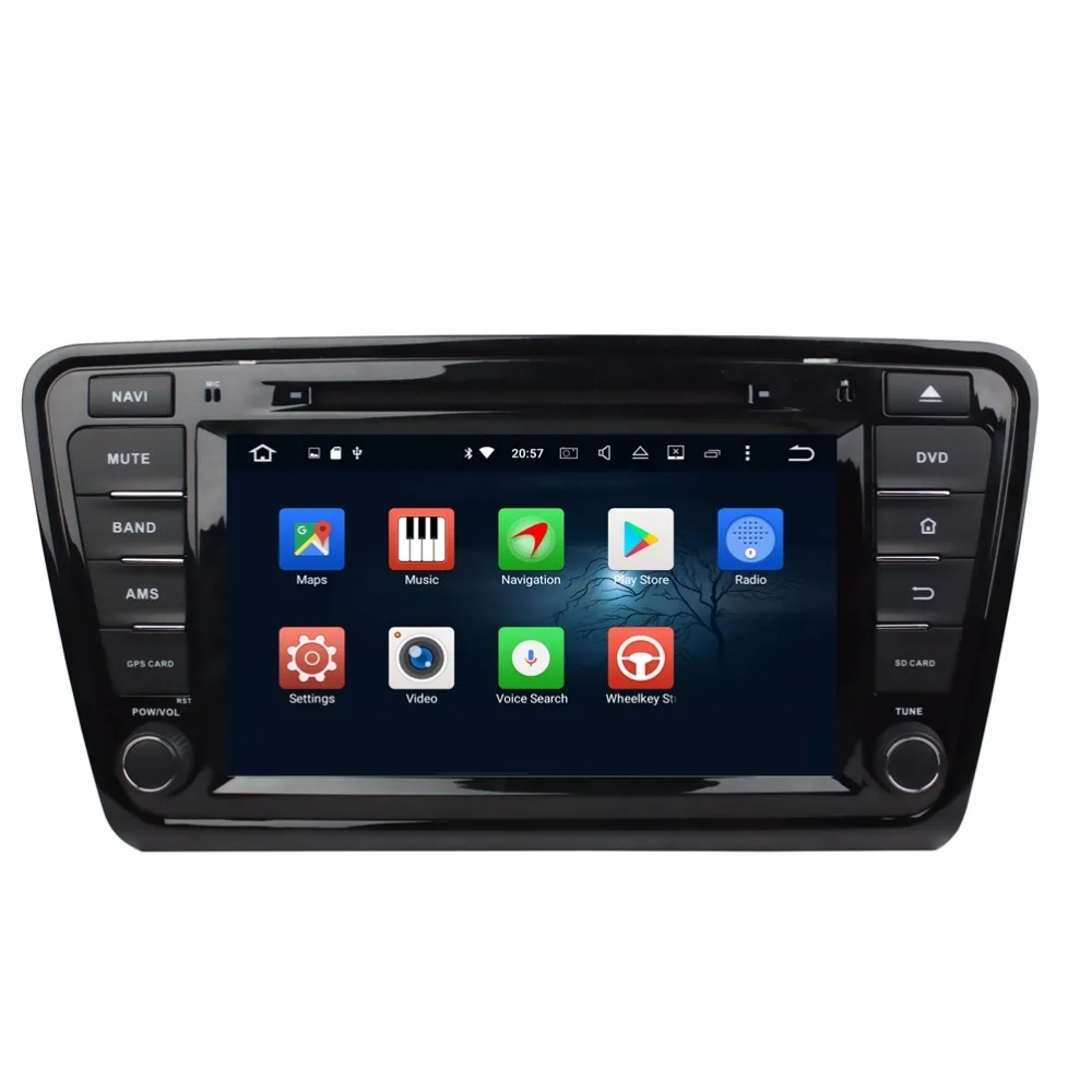 4 ГБ Оперативная память Octa core 8 &quotAndroid 6.0 автомобиль Радио DVD плеер для Skoda Octavia 2014 2016