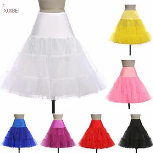 Винтажная Свадебная Нижняя юбка 50х годов, кринолиновая короткая юбка из тюля Нижняя юбка, свадебные аксессуары