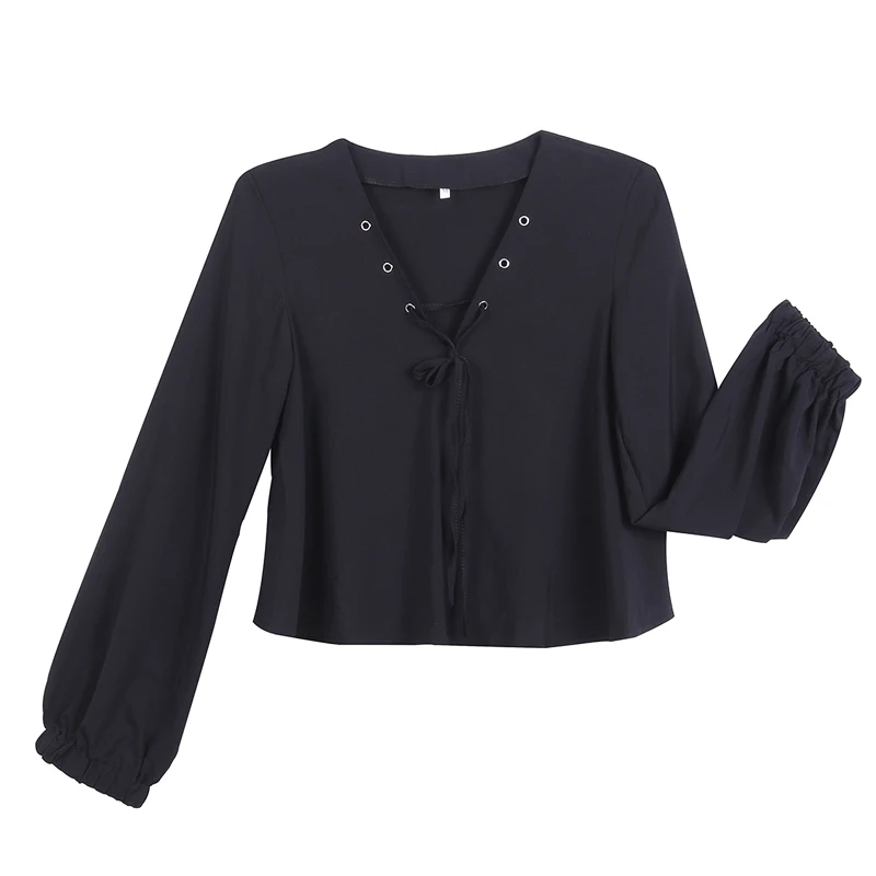 Женский облегающий пуловер с V-образным вырезом Размеры S/M/L/XL | Женская одежда