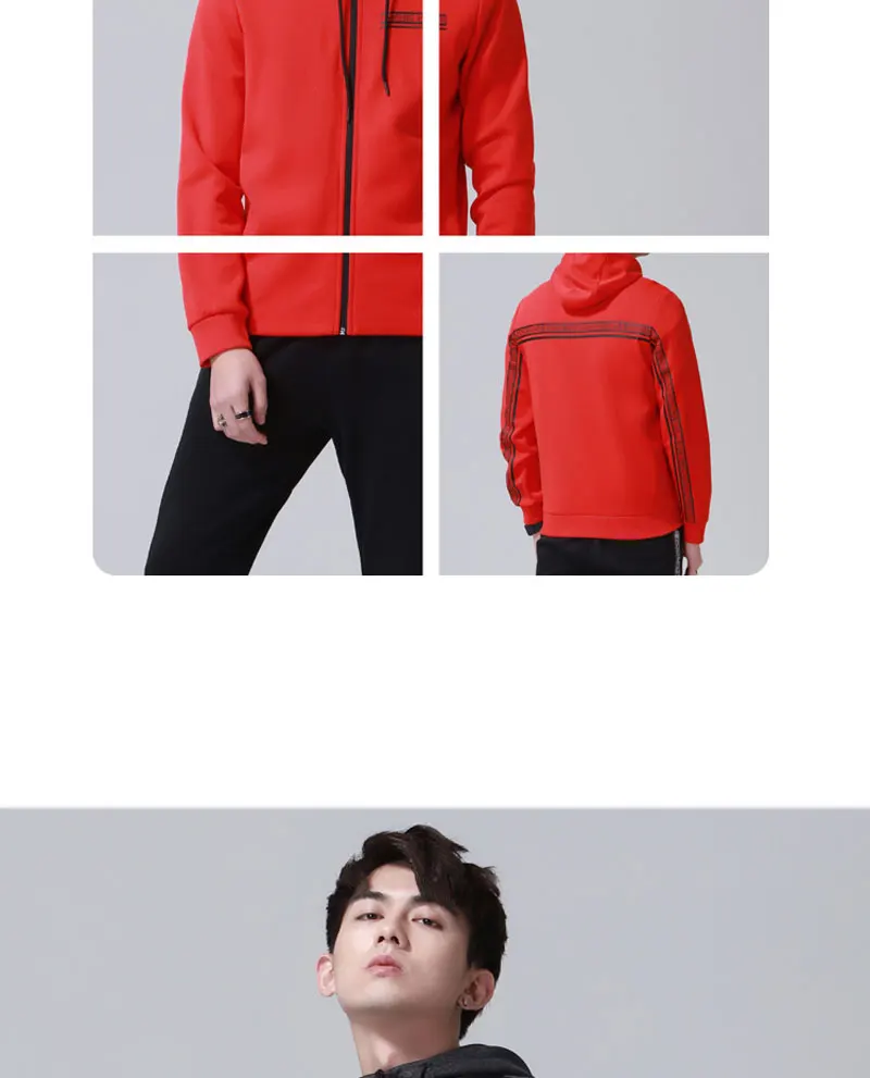 Li-Ning, мужские трендовые куртки, обычная посадка, на молнии, худи, трикотажная, для фитнеса, Удобная подкладка, спортивные толстовки, AWDN687 MWJ2540