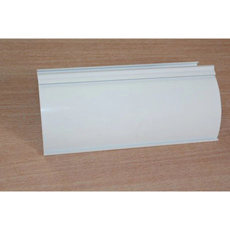 Zebra занавес крышка рулонные жалюзи аксессуары трек Белый алюминиевый сплав