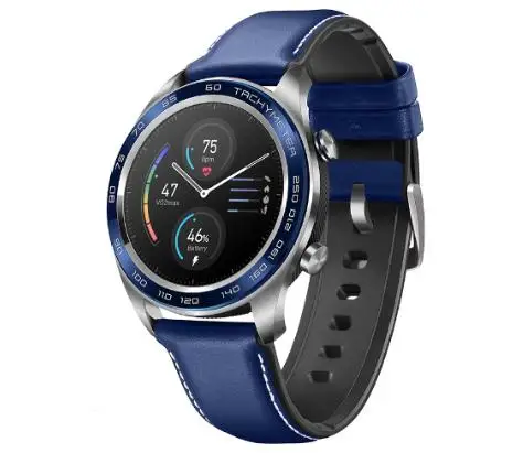 Huawei Honor Watch Magic SmartWatch NFC gps 5ATM водонепроницаемый трекер сердечного ритма трекер сна 7 дней напоминание о сообщениях - Цвет: blue
