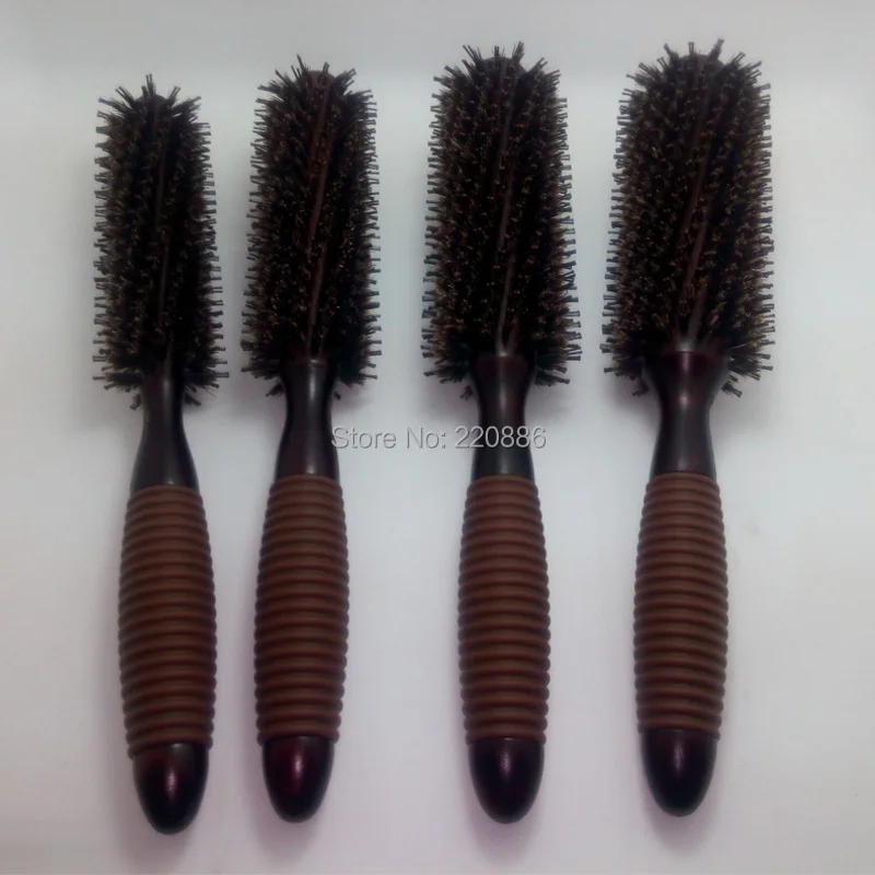 Профессиональная расческа для волос 1 шт. деревянная круглая термостойкая щетина