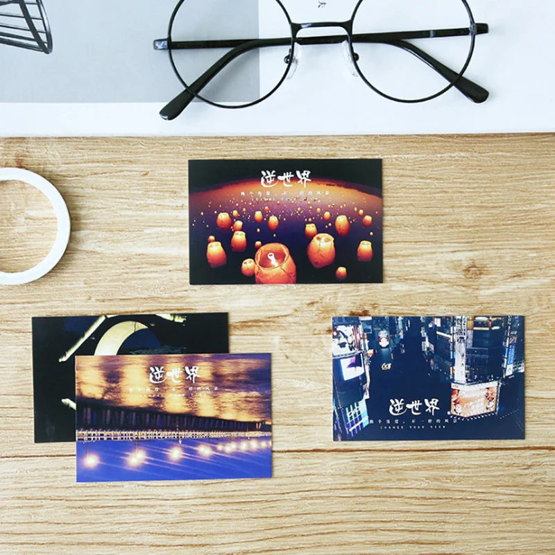 28 шт./кор. изменить свой вид красивые пейзажи творческие lomo маленькие открытки