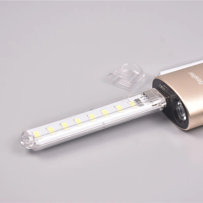 Фонарик мини USB гаджет светодиодный светильник книга s DC5V 8 кемпинг компьютер