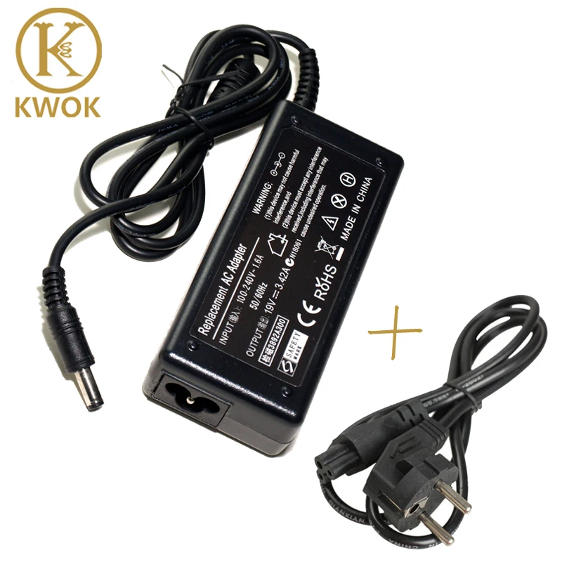 Кабель питания европейского стандарта + 19 в а адаптер для ноутбука переменного