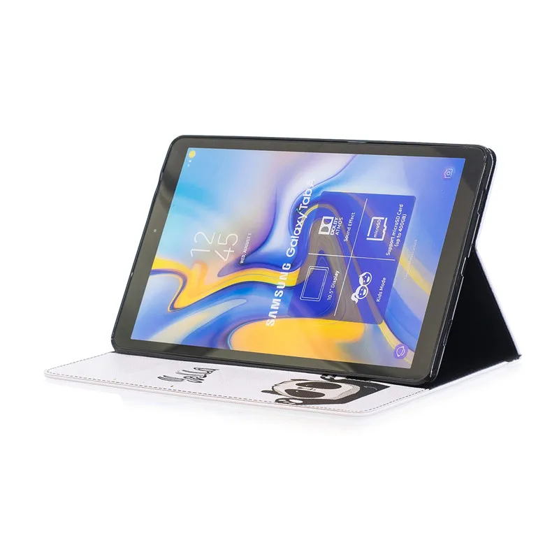 Чехол книжка с изображением совы и медведя для Samsung Galaxy Tab A A2 10 5 "2018 T590 T595 T597 SM