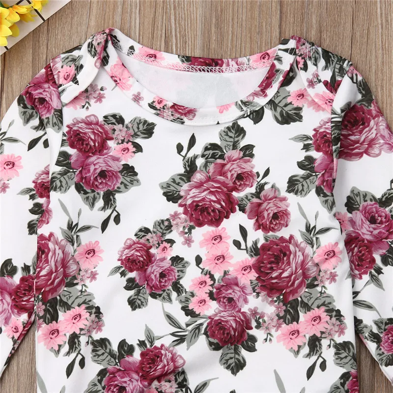 2019 Newborn Infant Toddler Baby Girl Boy Sleeping Bag Blanket Swaddle Autumn Long Sleeve O-Neck Floral Wrap Swaddling 0-12M | Мать и