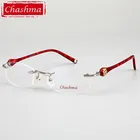 Чашма, брендовые дизайнерские ультрасветильник кие очки без оправы, женские очки по рецепту, качественные титановые очки для женщин