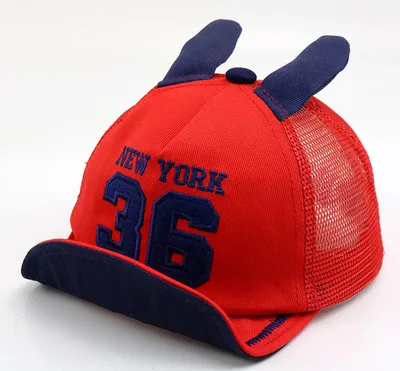 Весенне летняя детская бейсболка с 3D буквенным принтом 36 уши Микки регулируемая