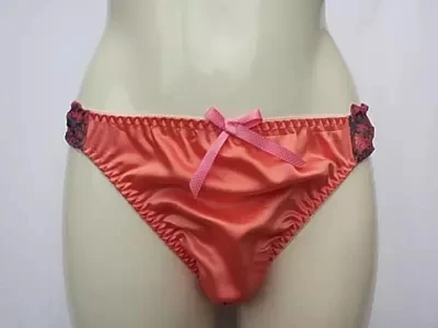 Нижнее белье Sissy мужские кружевные стринги фиолетового цвета прозрачные для
