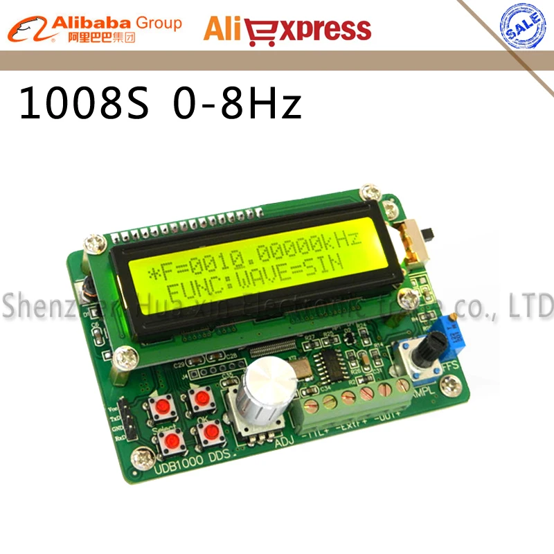 UDB1008S серии источник сигнала DDS модуль генератор сигналов 5 мГц частоты развертки