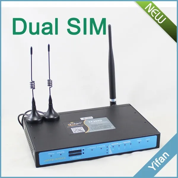 YF360D H Активный/резервный аварийный промышленный M2M 3G двойной sim маршрутизатор для