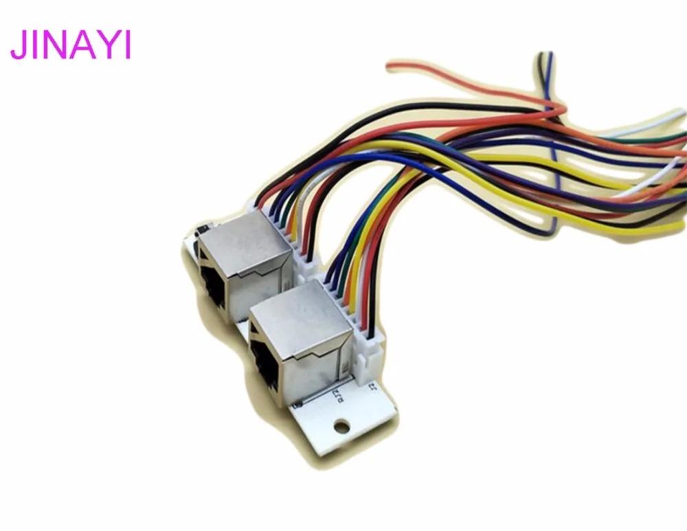2 шт. двойные порты RJ45 rj45|connector boardconnector cable |