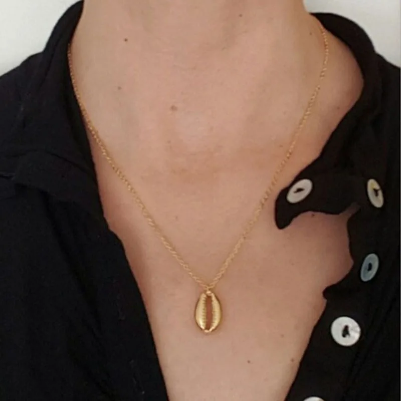 Женское Ожерелье в стиле бохо летняя натуральная морская раковина морской